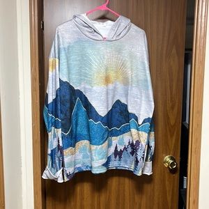 Hooded sweatshirt, XL 100% polyester,